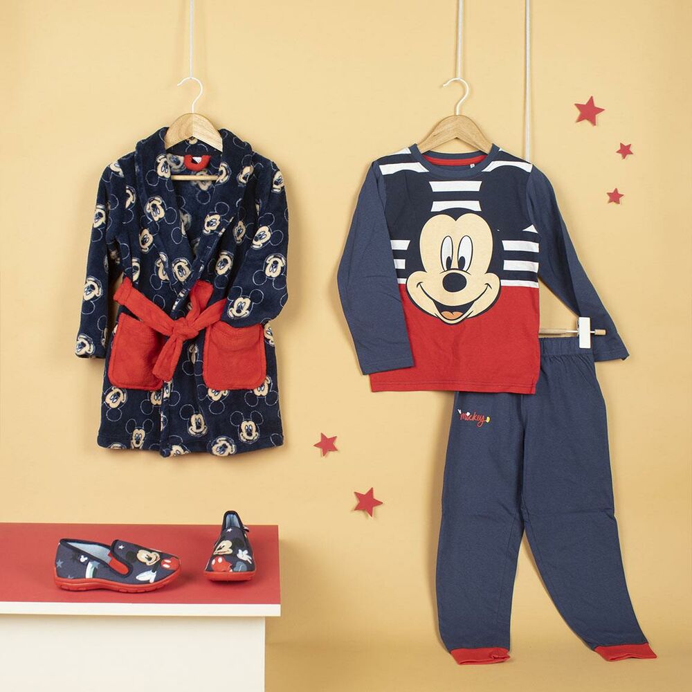Mickey Maus Kinderhausschuhe in Blau