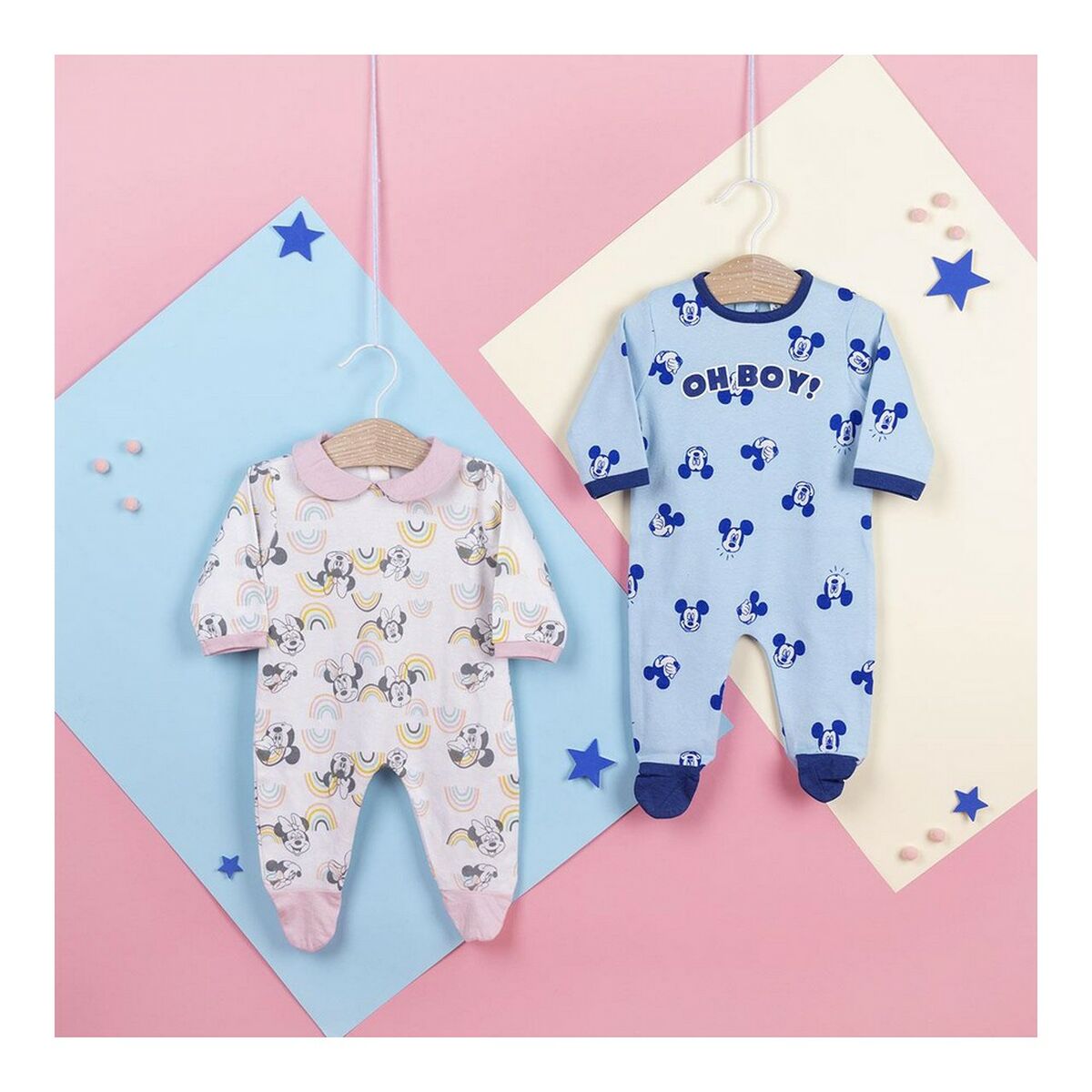 Langärmeliger Minnie Maus Strampler – Zauberhaftes Outfit für kleine Prinzessinnen