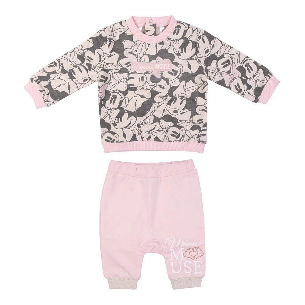 Baby-Tracksuit Minnie Mouse in Rosa