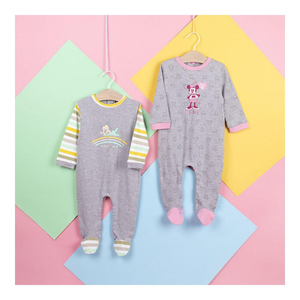 Langärmeliger Micky Maus Strampler – Täglich ein Hauch von Disney-Zauber