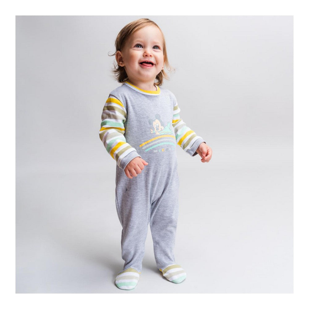 Langärmeliger Micky Maus Strampler – Täglich ein Hauch von Disney-Zauber