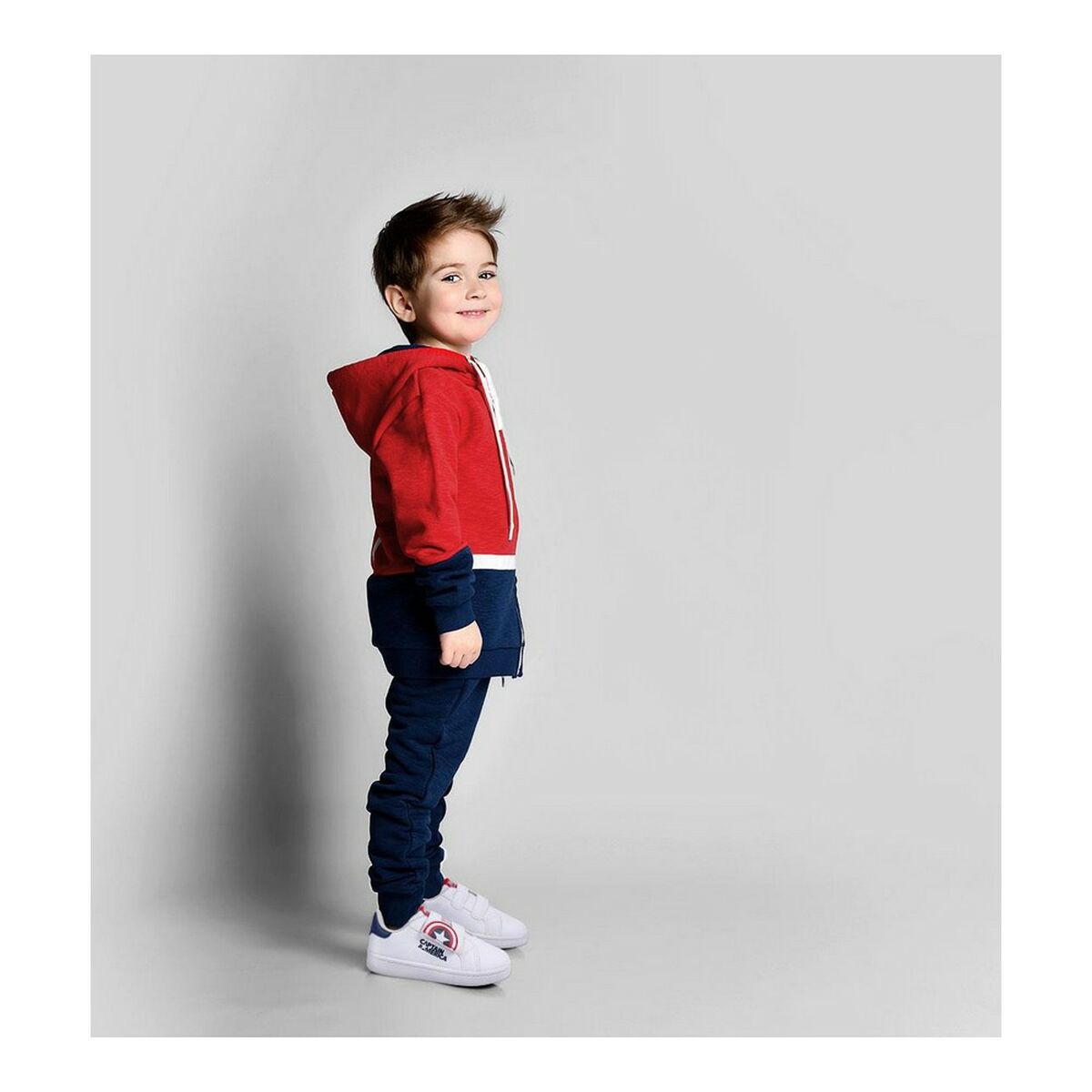 White Avengers sports shoes for kids - adventure with every step