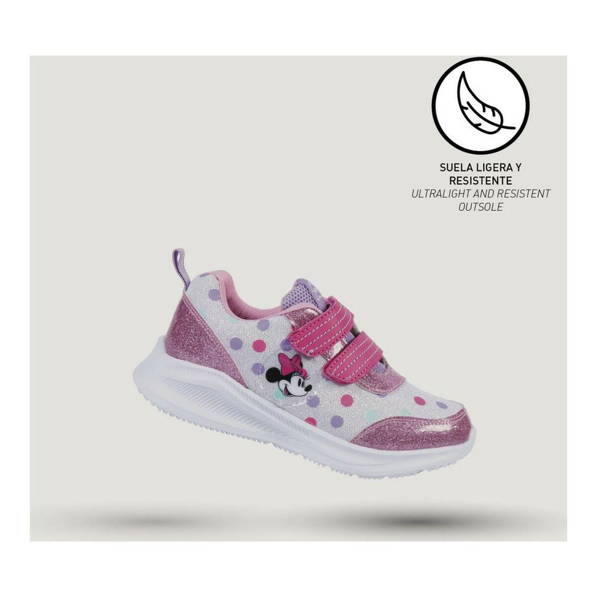 Minnie Mouse children's sports shoes in pink