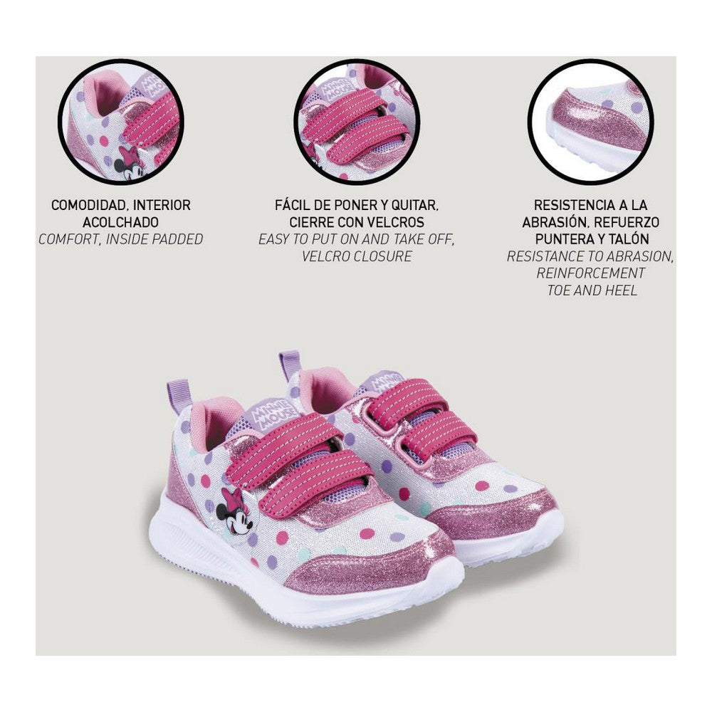 Minnie Mouse children's sports shoes in pink