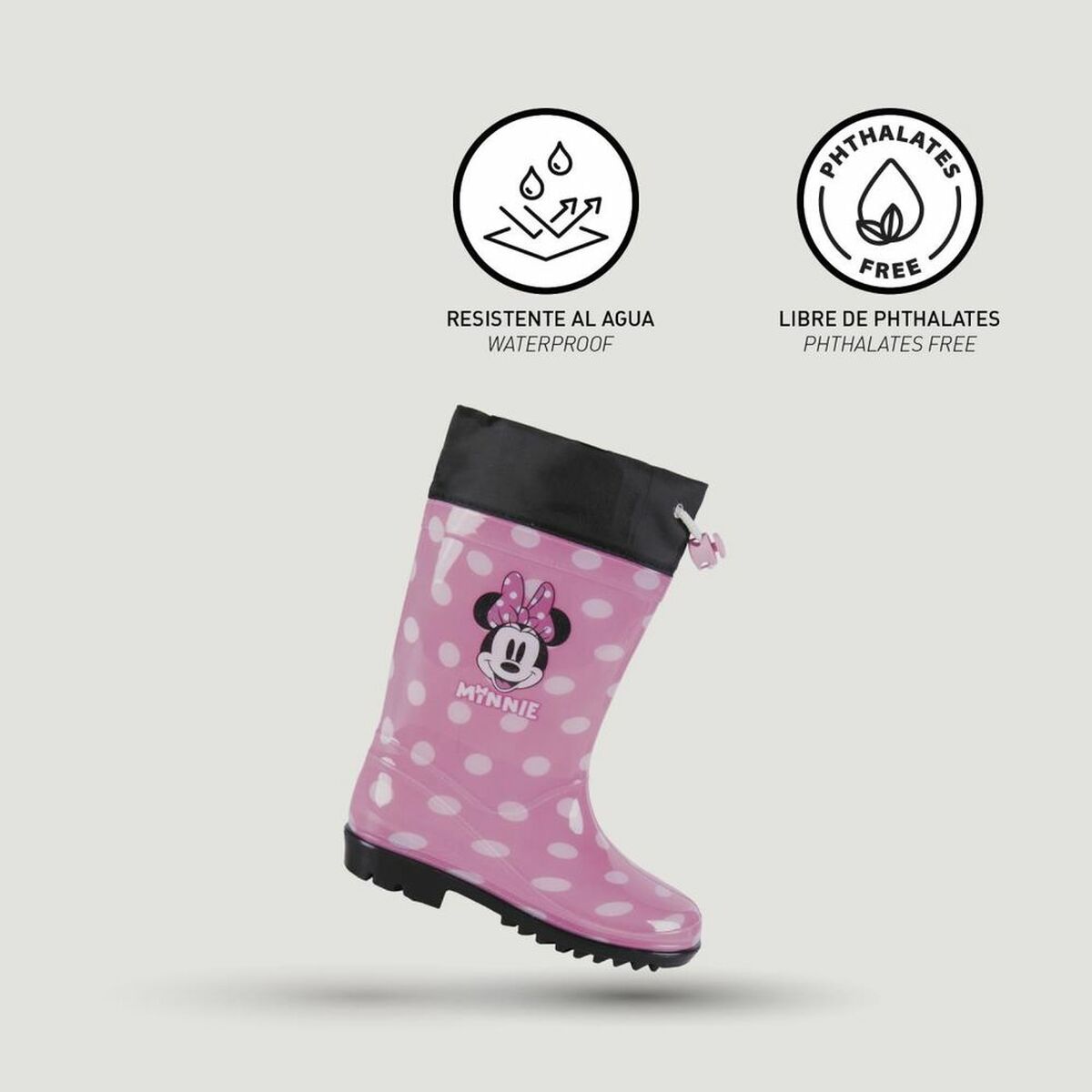 Minnie Maus Kinder Gummistiefel in Pink – Zauberhafter Regenschutz