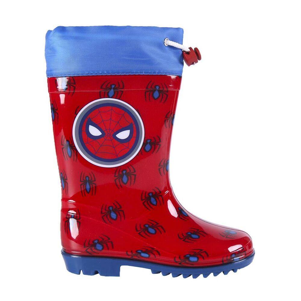 Spiderman Kinder Gummistiefel in Rot – Superheldenmut auch an Regentagen