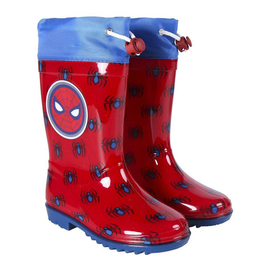 Spiderman Kinder Gummistiefel in Rot – Superheldenmut auch an Regentagen