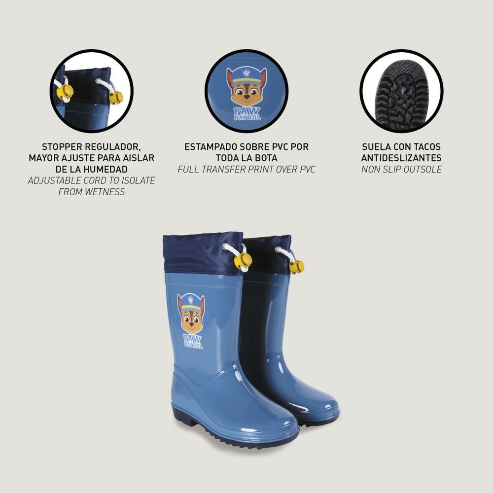 Paw Patrol Kids' Rubber Boots in Blue – Heroic Adventures on Rainy Days