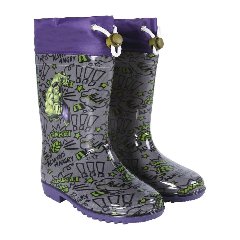 Marvel Avengers Kids' Wellington Boots in Grey – Heroic Rain Protection