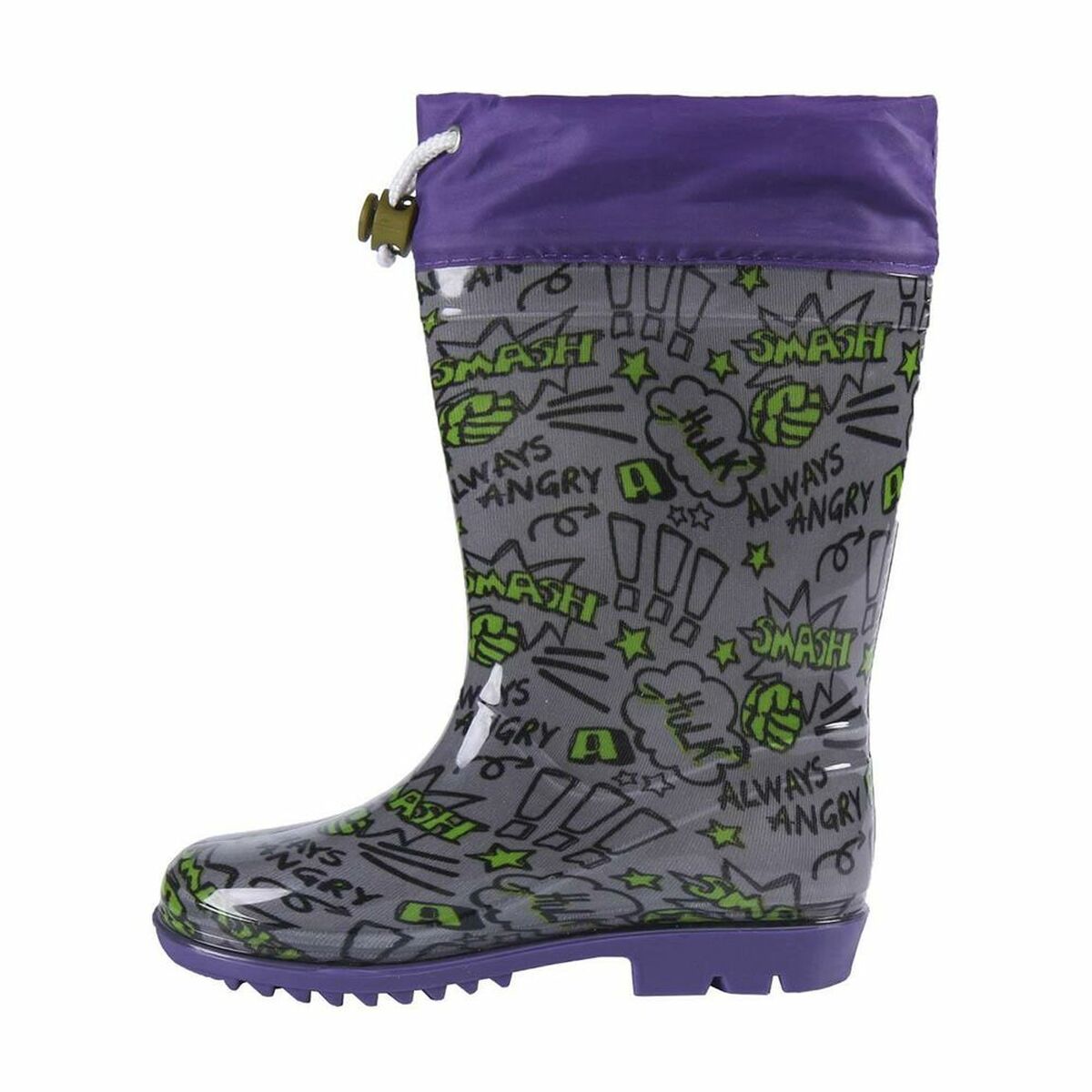 Marvel Avengers Kids' Wellington Boots in Grey – Heroic Rain Protection