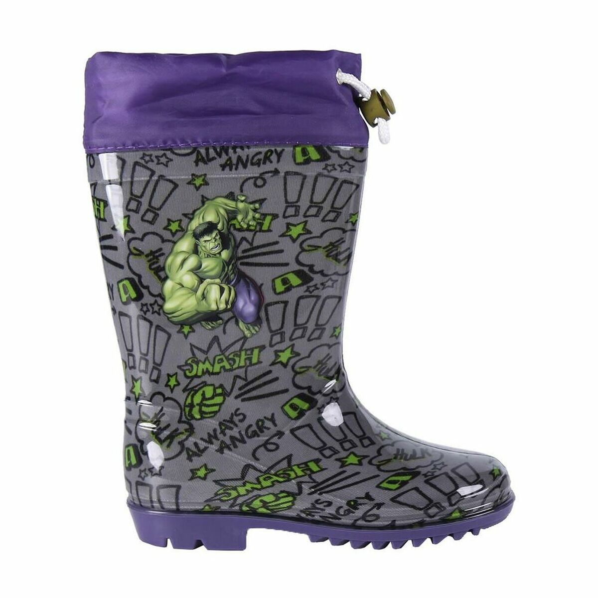 Marvel Avengers Kids' Wellington Boots in Grey – Heroic Rain Protection
