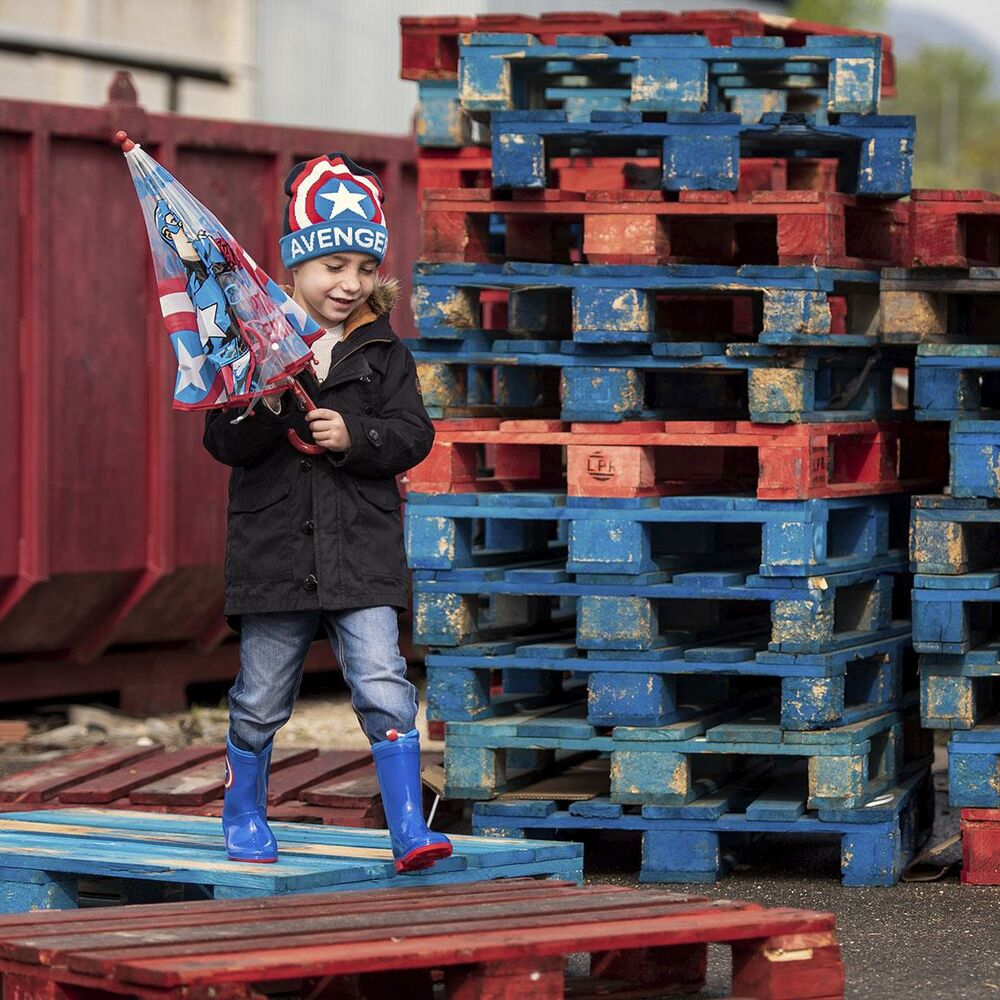 Marvel Avengers Kinder Gummistiefel in Blau – Superhelden-Power für Regentage