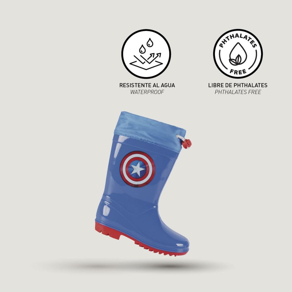 Marvel Avengers Kinder Gummistiefel in Blau – Superhelden-Power für Regentage