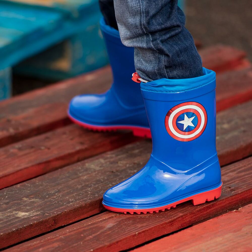 Marvel Avengers Kinder Gummistiefel in Blau – Superhelden-Power für Regentage