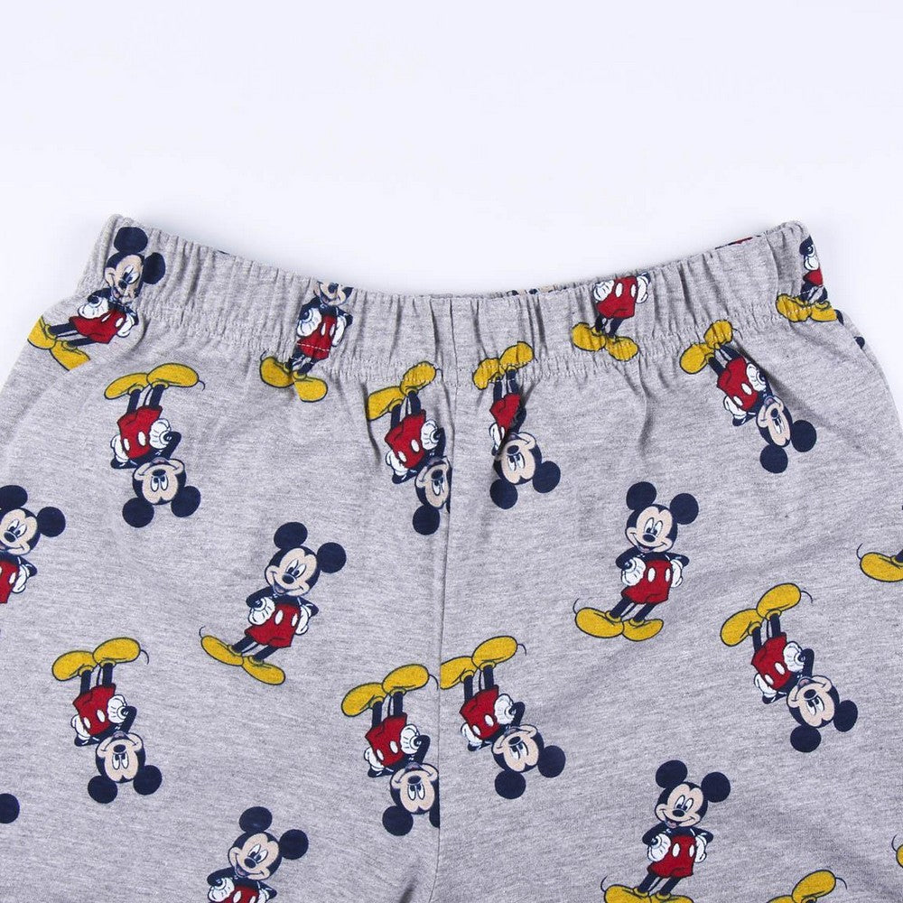 Sommerpyjama Mickey Mouse in Grau