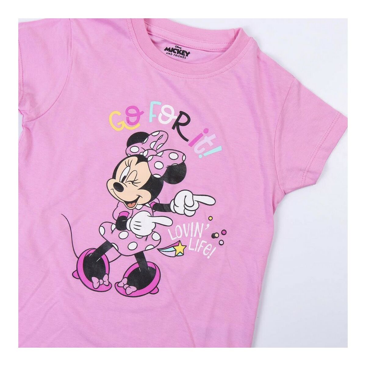 Sommerpyjama Minnie Mouse in Pink