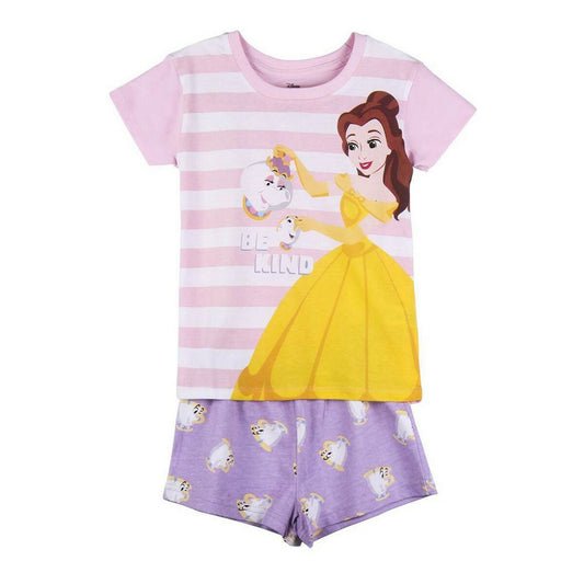 Sommerpyjama Disney Prinzessinnen für Kinder – Magische Träume in Rosa
