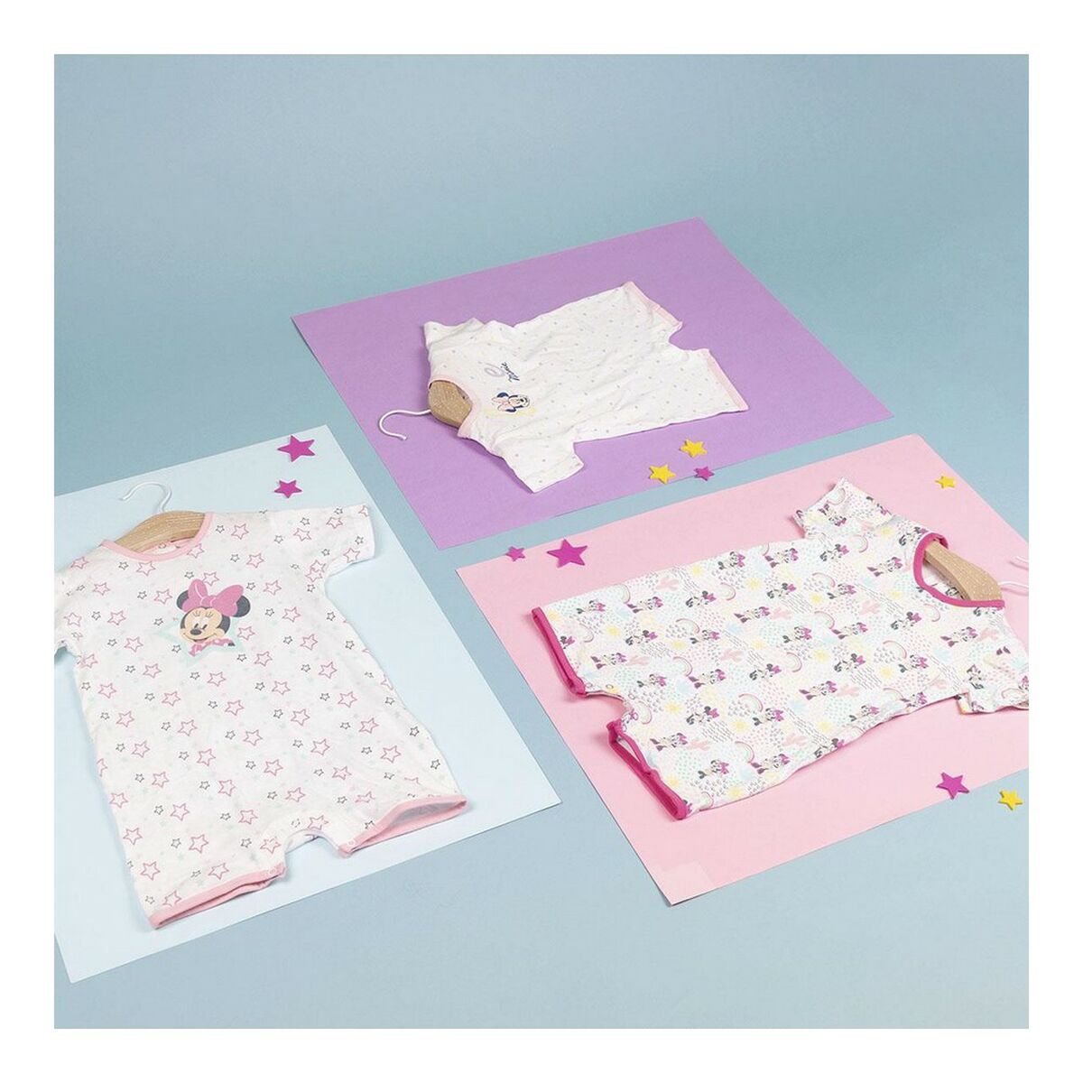 Kurzärmeliger Minnie Maus Strampler