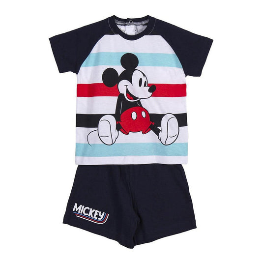 Sommerpyjama Mickey Mouse in Schwarz – Traumhafte Nächte für Kinder