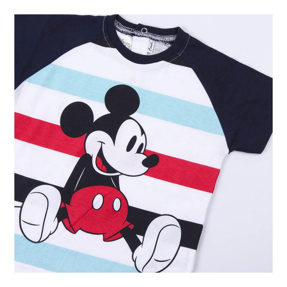 Sommerpyjama Mickey Mouse in Schwarz – Traumhafte Nächte für Kinder