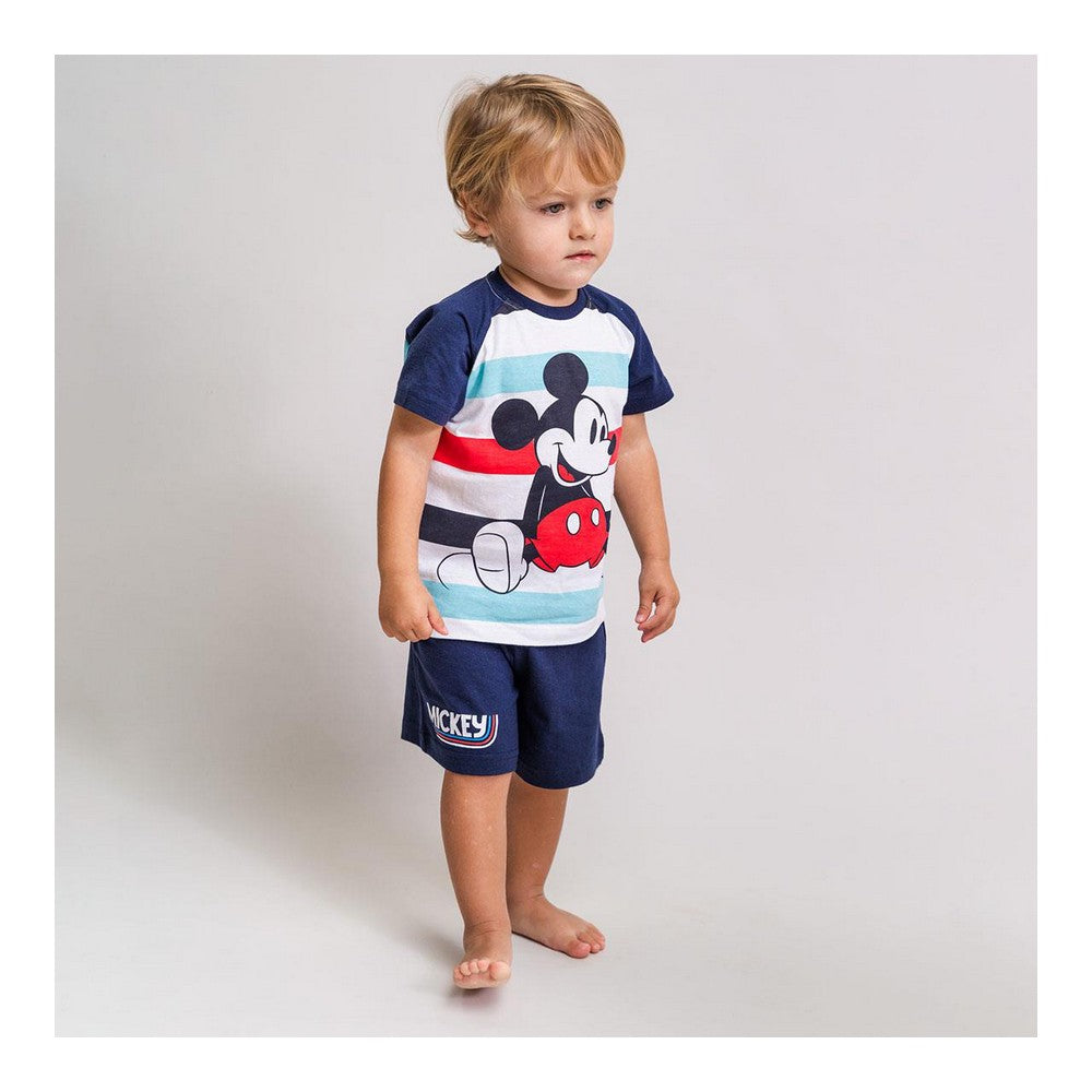 Sommerpyjama Mickey Mouse in Schwarz – Traumhafte Nächte für Kinder
