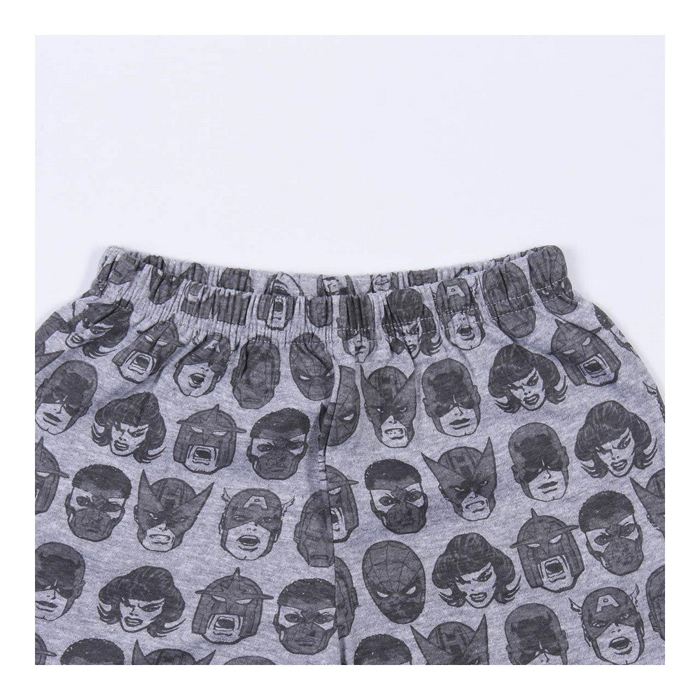Sommerpyjama Marvel in Grau