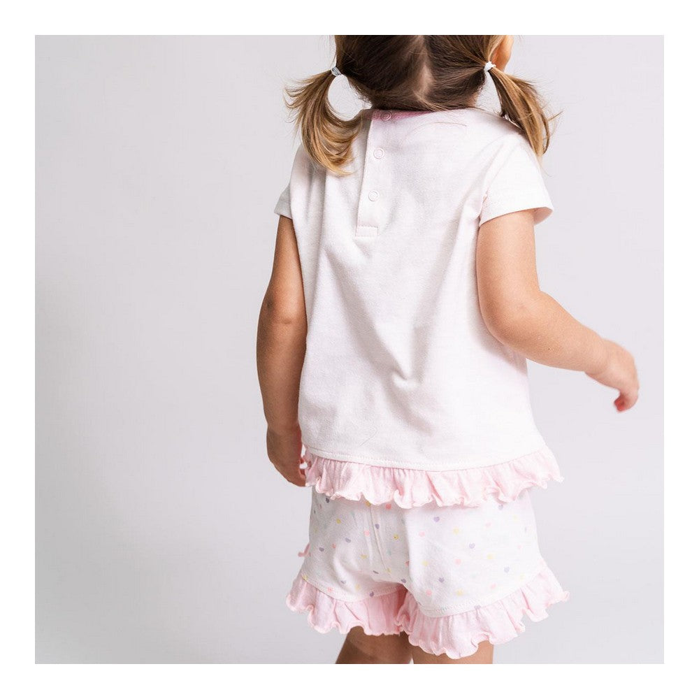 Sommerpyjama Minnie Mouse in Pink – Fröhliche Träume für Kinder