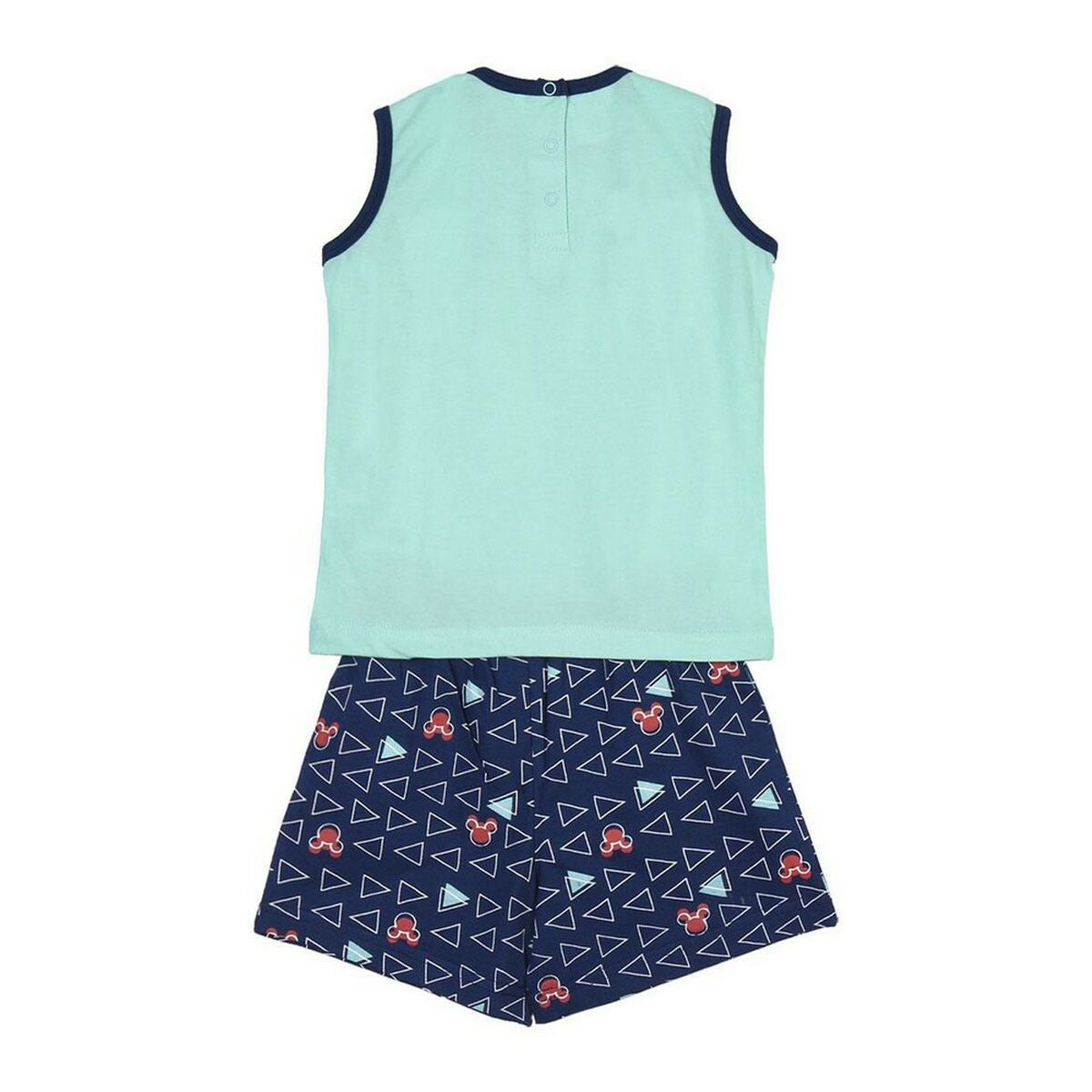 Sommerpyjama Mickey Mouse in Blau