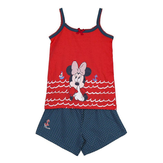 Sommerpyjama Minnie Mouse Dunkelblau – Süße Träume in magischer Nachtwäsche