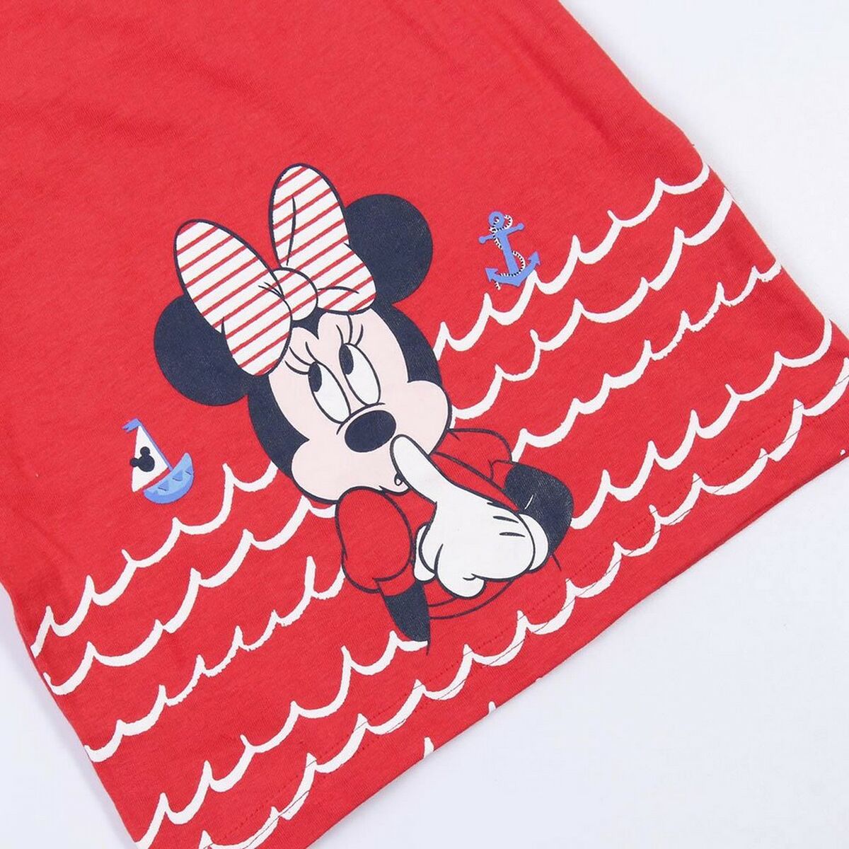 Sommerpyjama Minnie Mouse Dunkelblau – Süße Träume in magischer Nachtwäsche