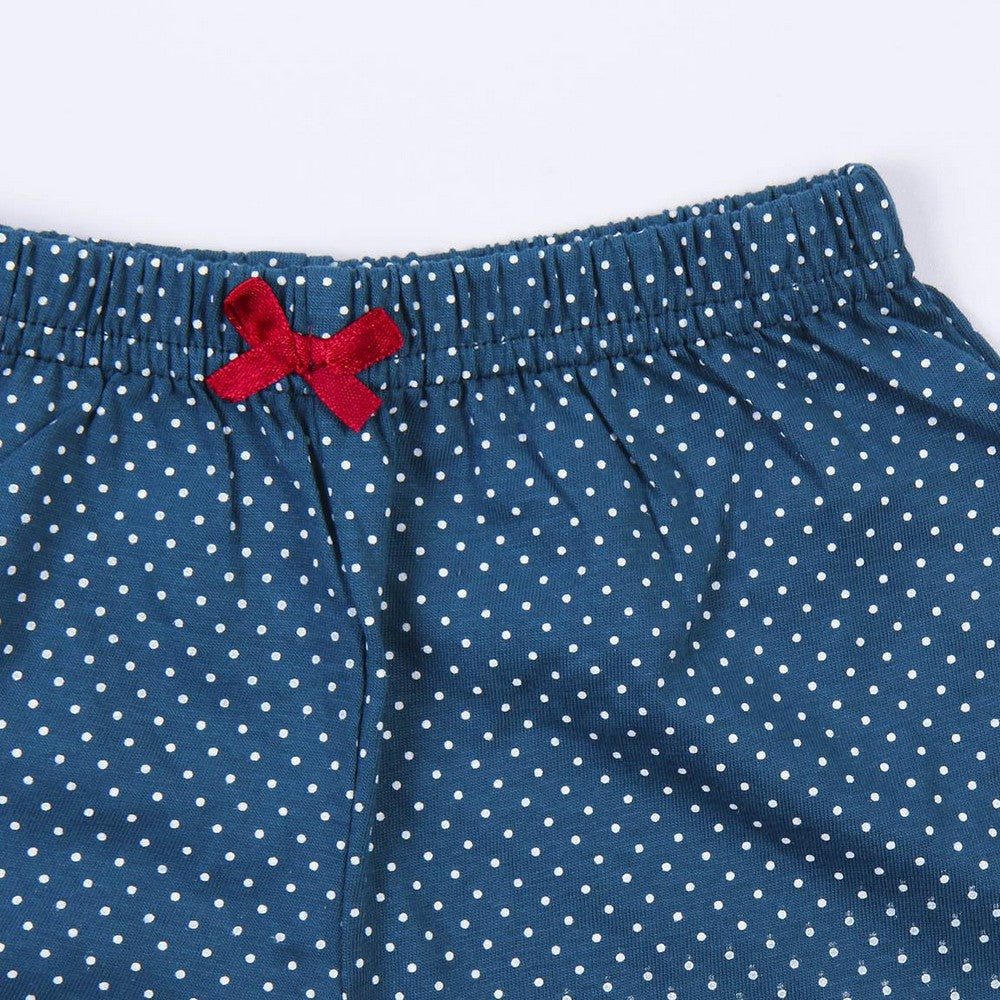 Sommerpyjama Minnie Mouse Dunkelblau – Süße Träume in magischer Nachtwäsche