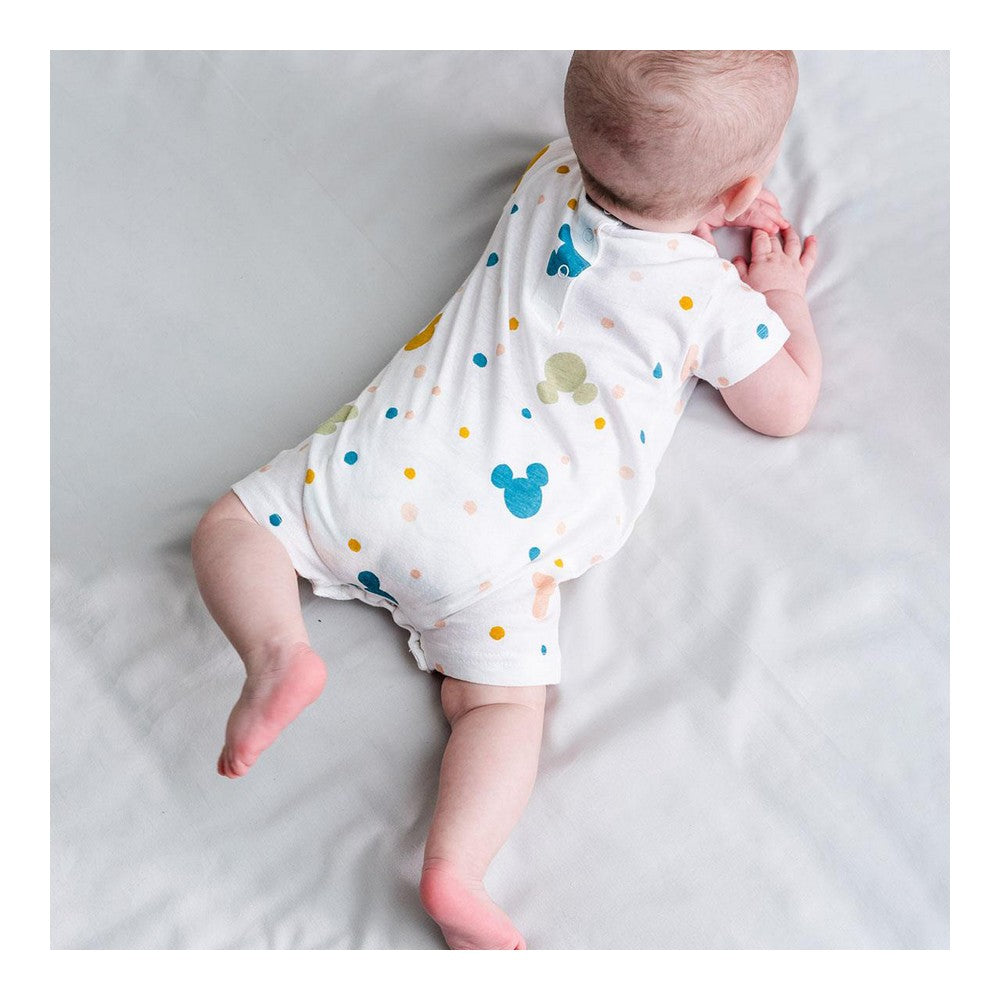 Kurzärmeliger Micky Maus Strampler