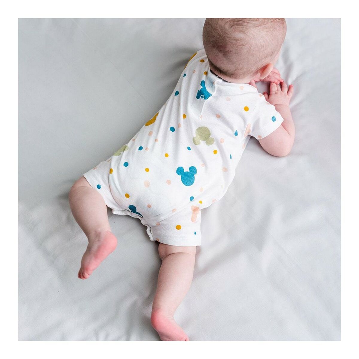 Kurzärmeliger Micky Maus Strampler