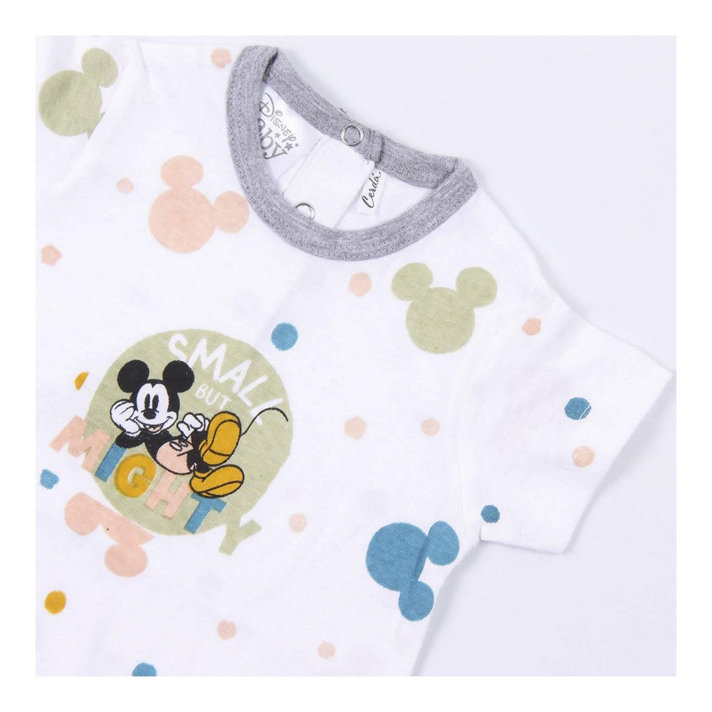Kurzärmeliger Micky Maus Strampler
