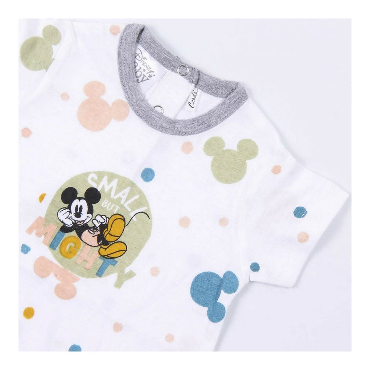 Kurzärmeliger Micky Maus Strampler