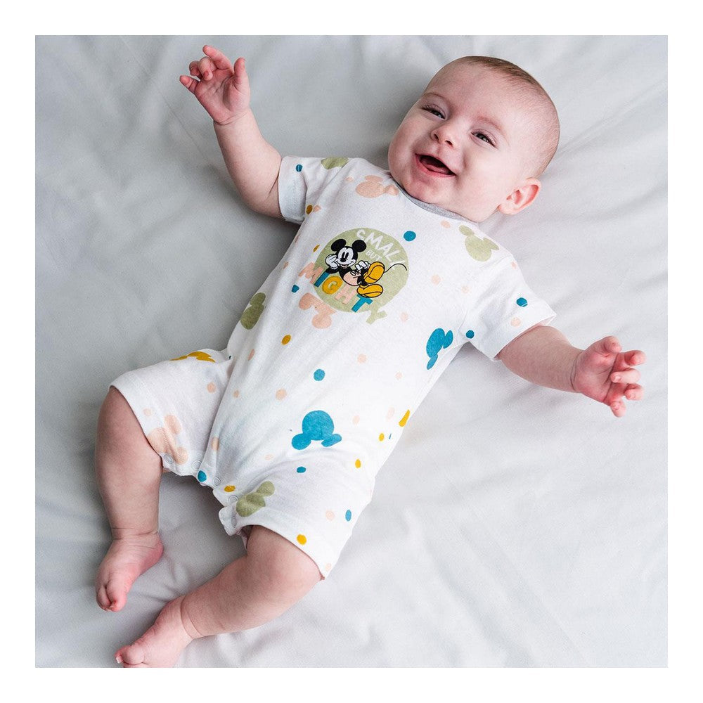 Kurzärmeliger Micky Maus Strampler