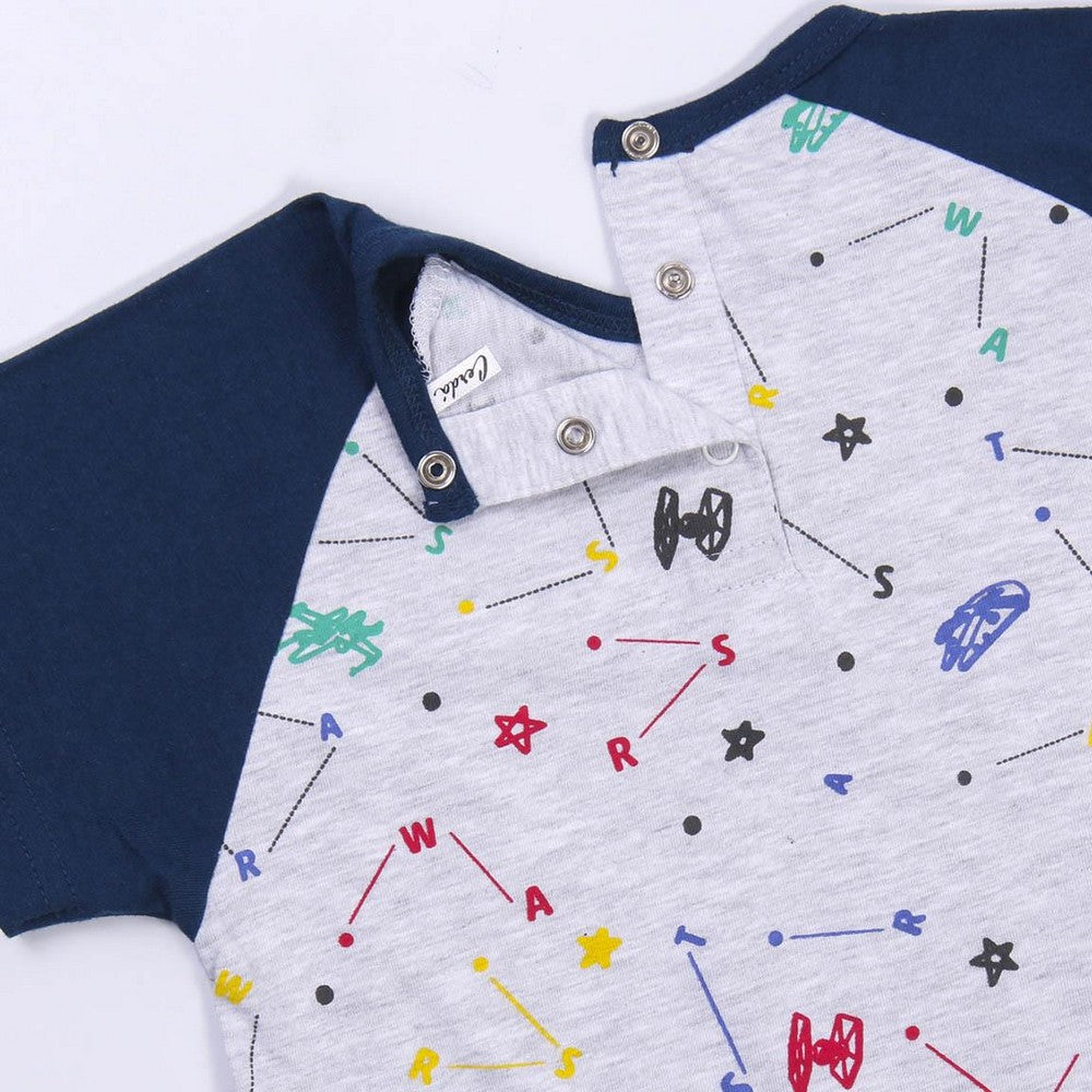 Kurzärmeliger Star Wars Strampler – Galaktische Abenteuer für Dein Sternenkind