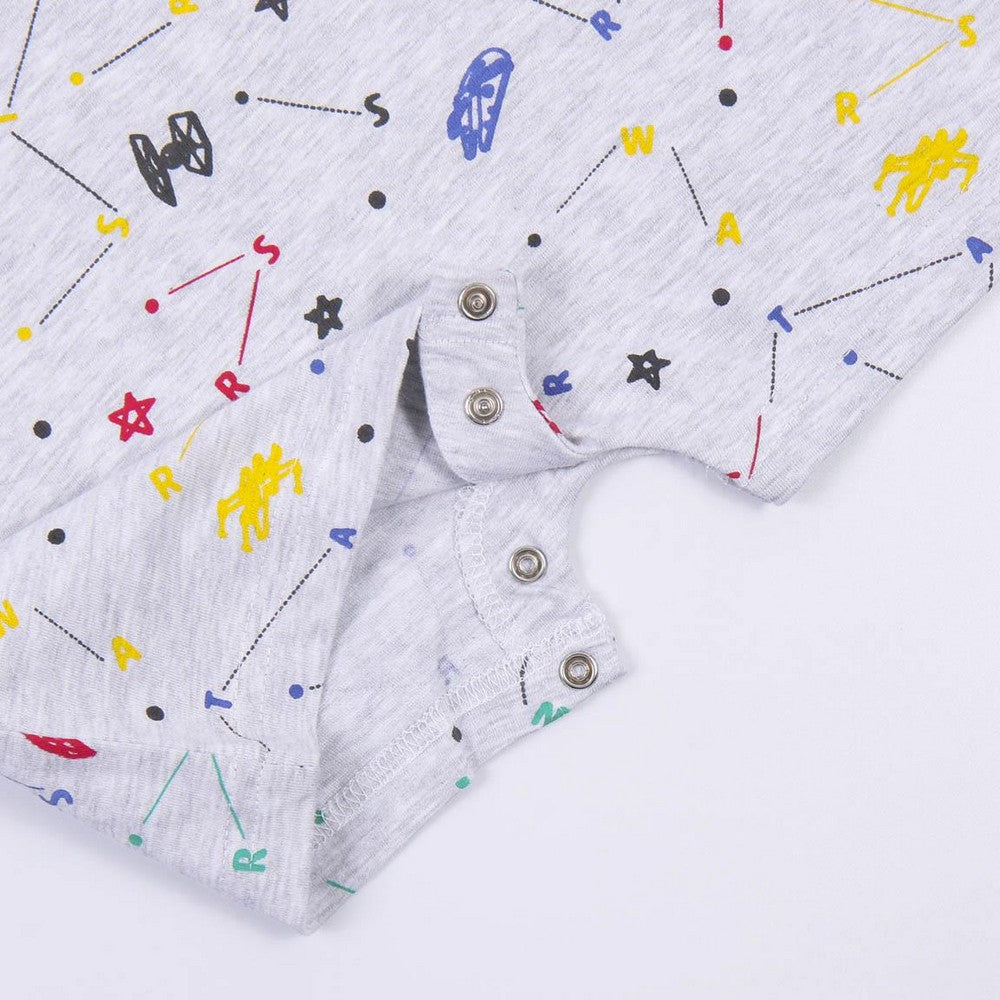 Kurzärmeliger Star Wars Strampler – Galaktische Abenteuer für Dein Sternenkind