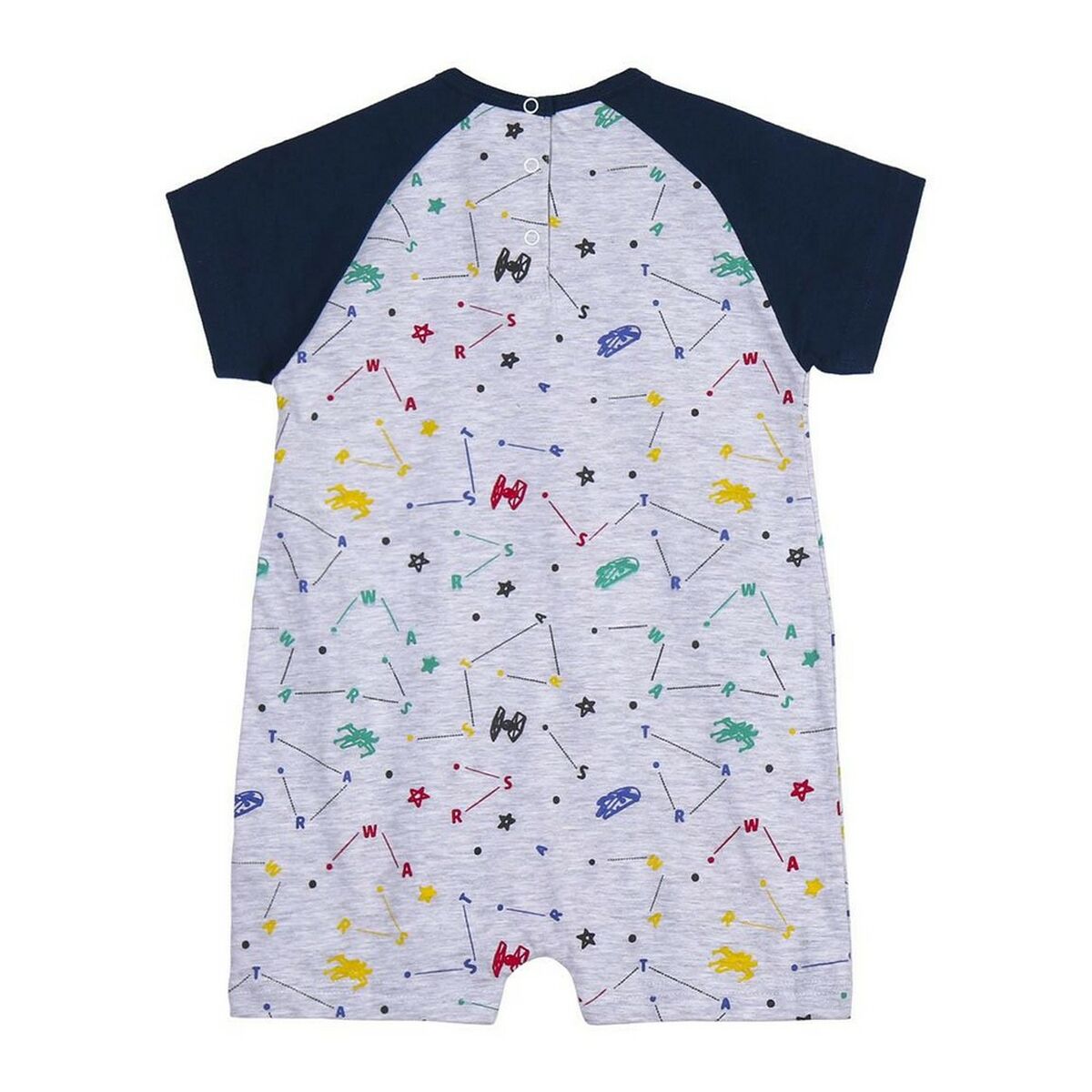 Kurzärmeliger Star Wars Strampler – Galaktische Abenteuer für Dein Sternenkind