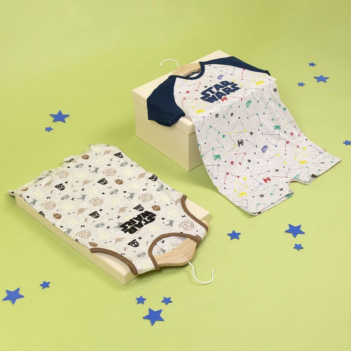 Kurzärmeliger Star Wars Strampler – Galaktische Abenteuer für Dein Sternenkind