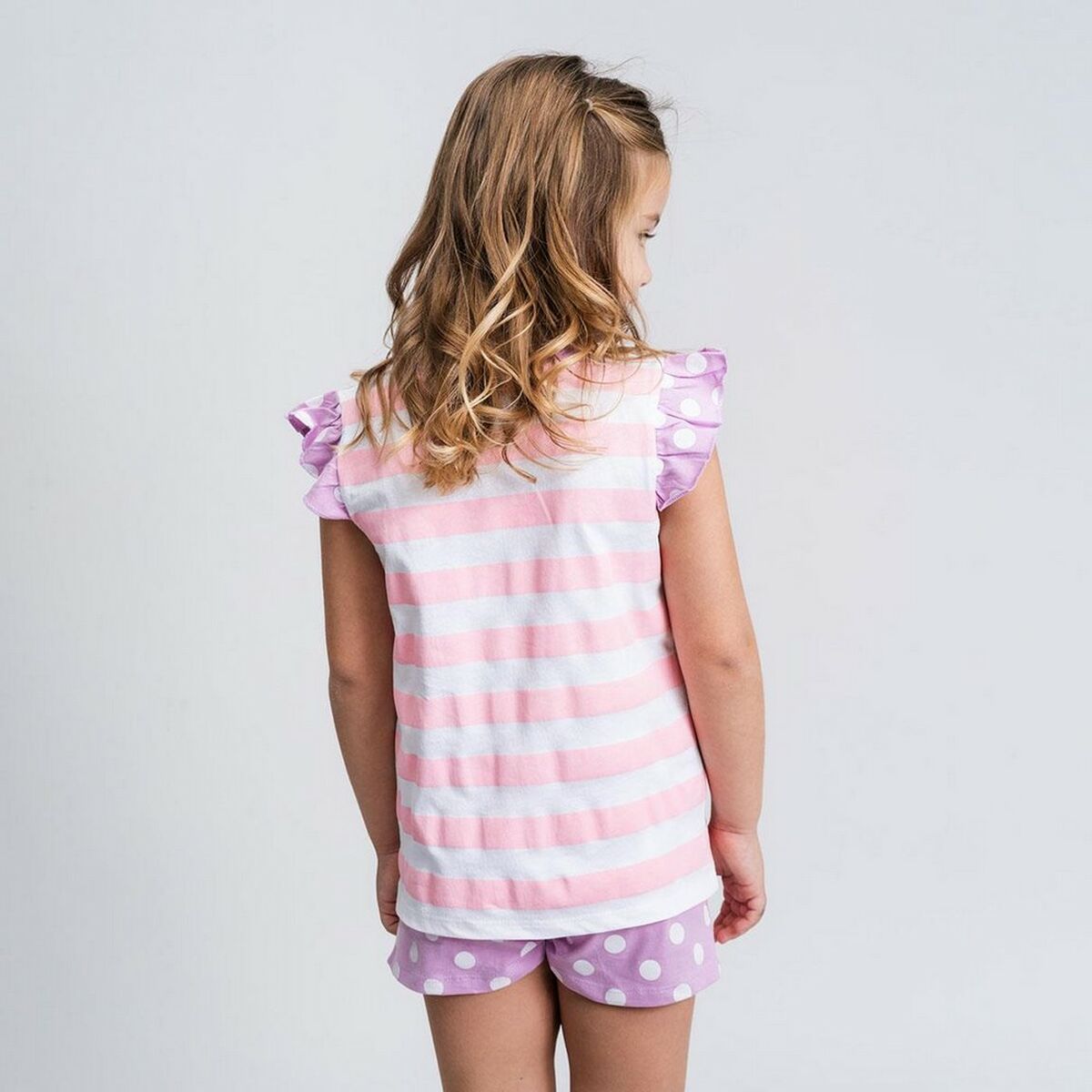 Sommerpyjama Peppa Pig in Lila Pink