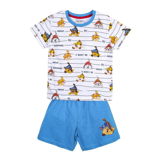 Kinderpyjama Paw Patrol in Blau