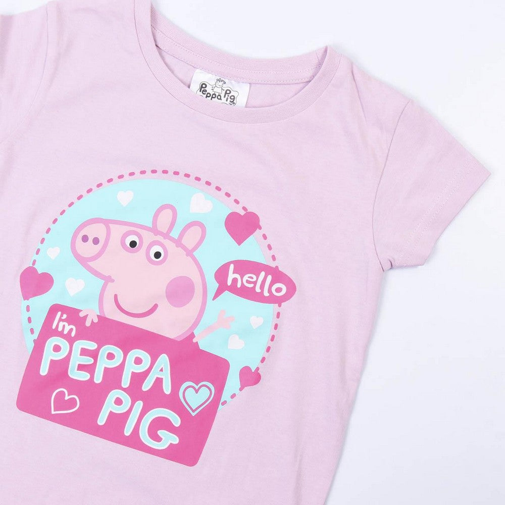 Sommerpyjama Peppa Pig in Pink