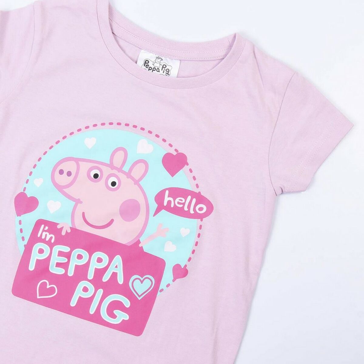 Sommerpyjama Peppa Pig in Pink