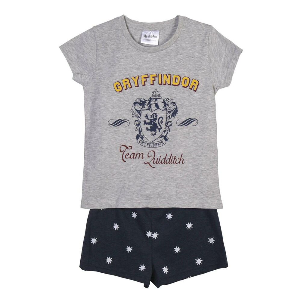 Kinderpyjama Harry Potter in Grau