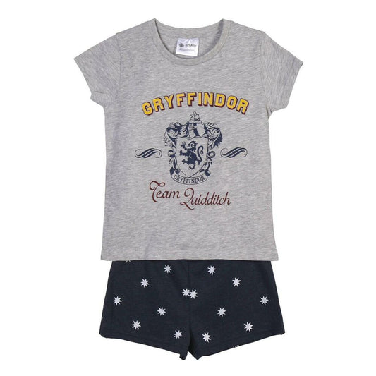 Kinderpyjama Harry Potter in Grau