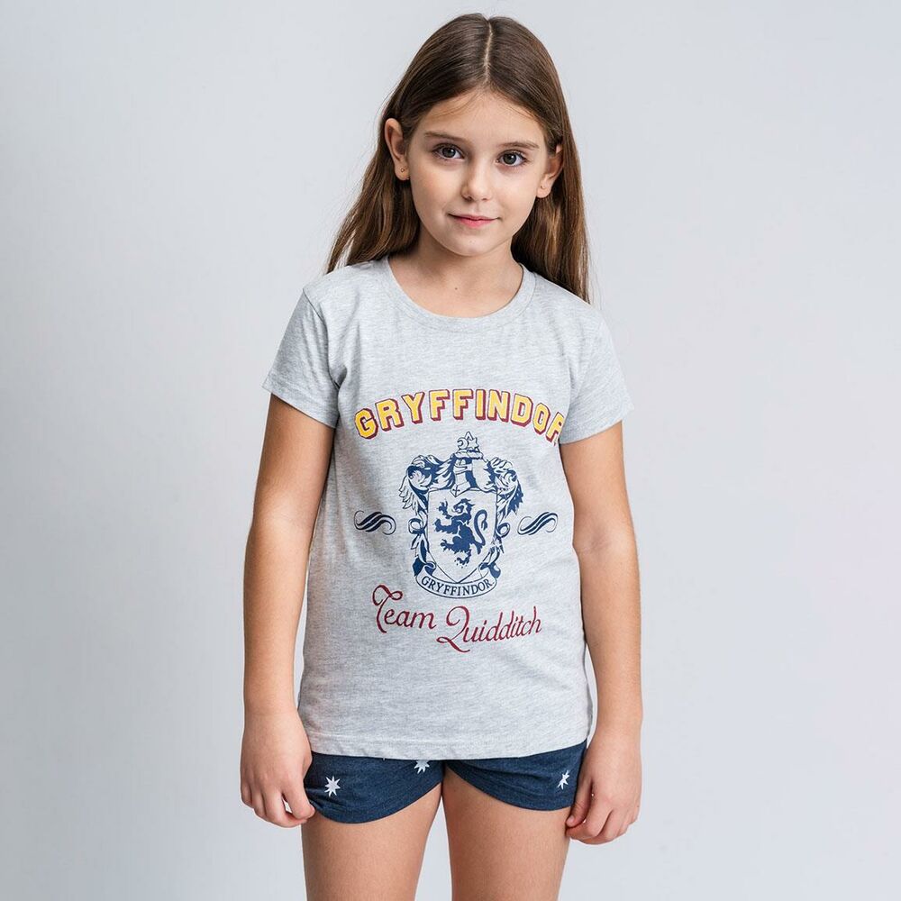 Kinderpyjama Harry Potter in Grau