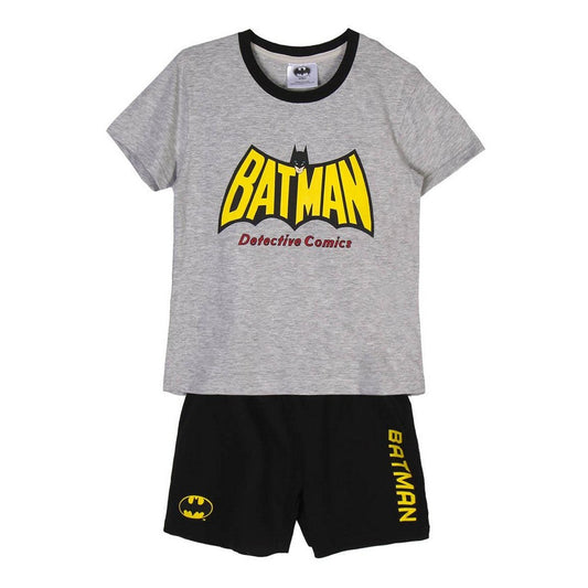 Sommerpyjama Batman in Grau