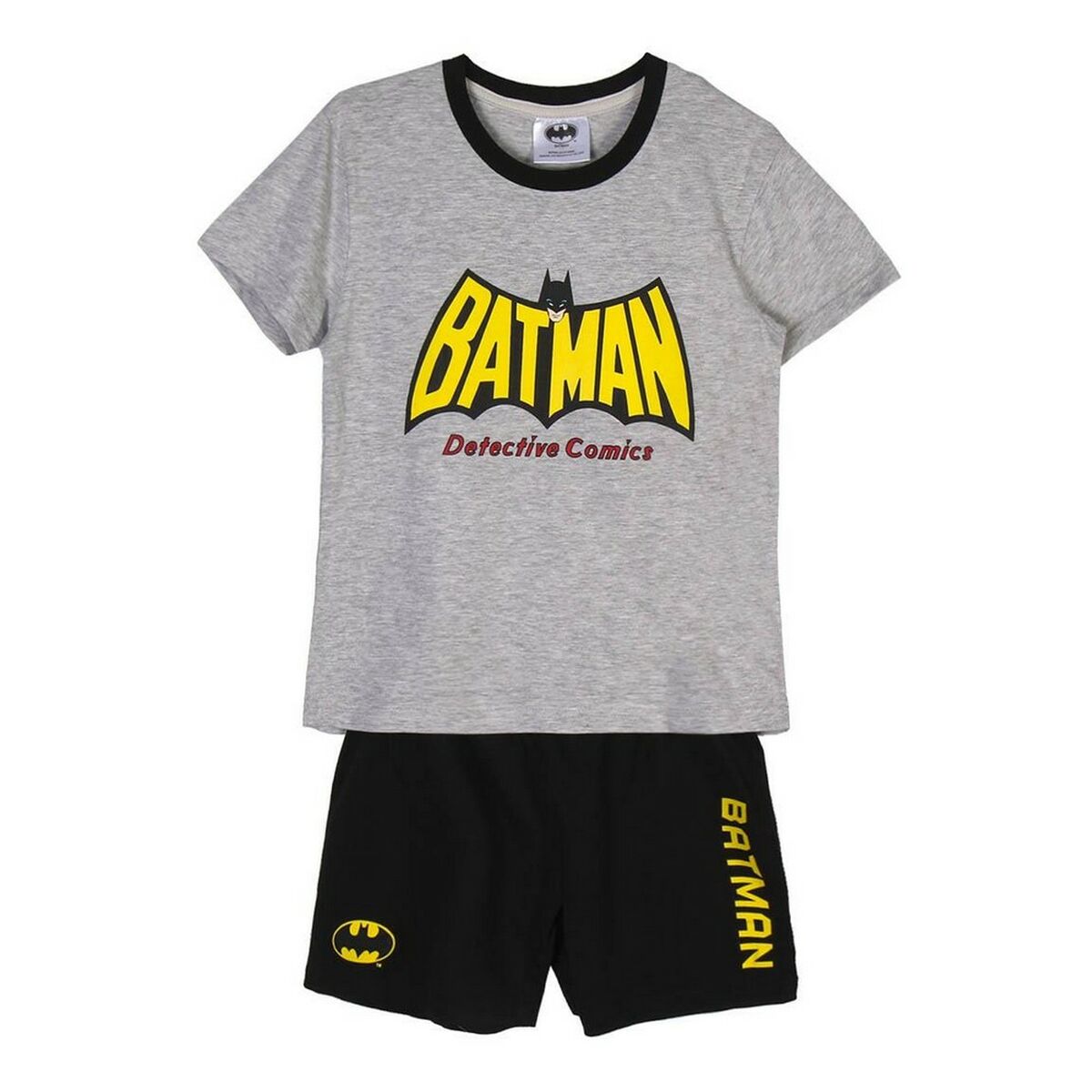 Sommerpyjama Batman in Grau
