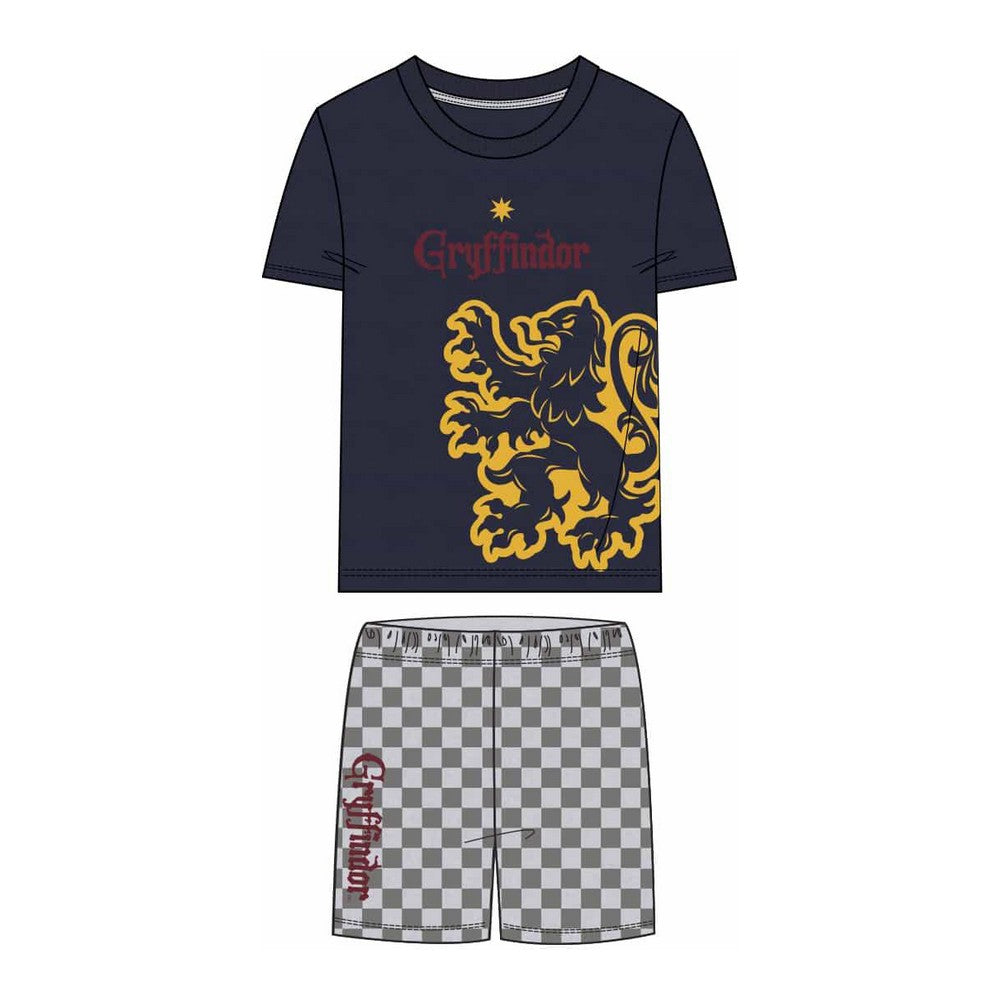 Kinderpyjama Harry Potter Grau
